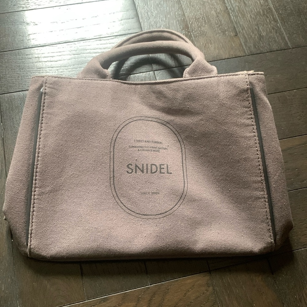 SNIDEL Small Gray Tote Bag